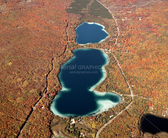 Blue Lakes (Fall) in Kalkaska County, Michigan